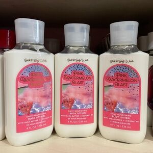 3 Bath & Body Works Pink Watermelon Blast Daily Nourishing Body Lotion